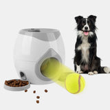 Automatic Dog Ball Launcher, Interactive Fetch Machine for Indoor Outdoor, Pet Training Toy with Mental Stimulation