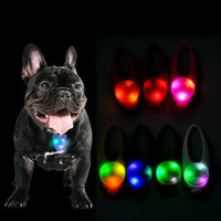 Silicone LED Pet Safety Light Anti-Lost Waterproof Glowing Collar 3 Light Modes High Brightness Blinking LED Collar